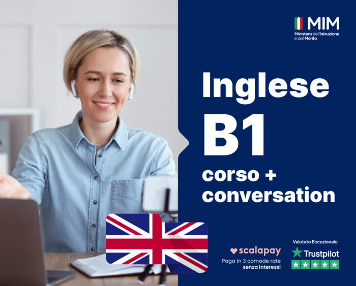 Corso Inglese Livello B1 – Certificazione MIM