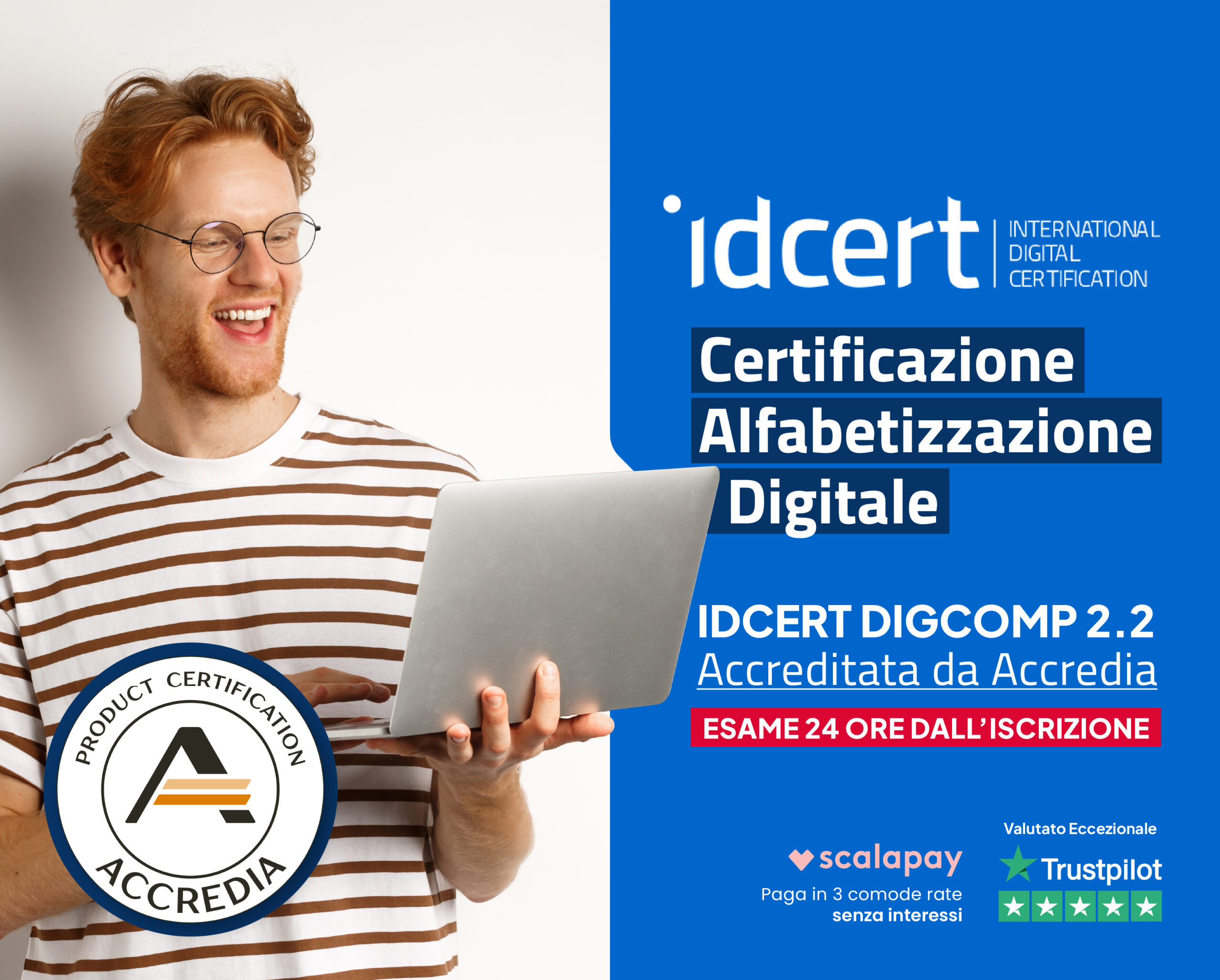 IDCERT DigComp 2.2 – Certificazione Internazionale di Alfabetizzazione Digitale