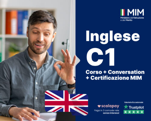 INGLESE LIVELLO C1 Corso + Esame di Certificazione MIM + Conversation