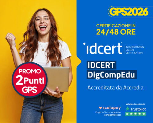 idCert 2 Punti GPS - DigCompEdu Accredia