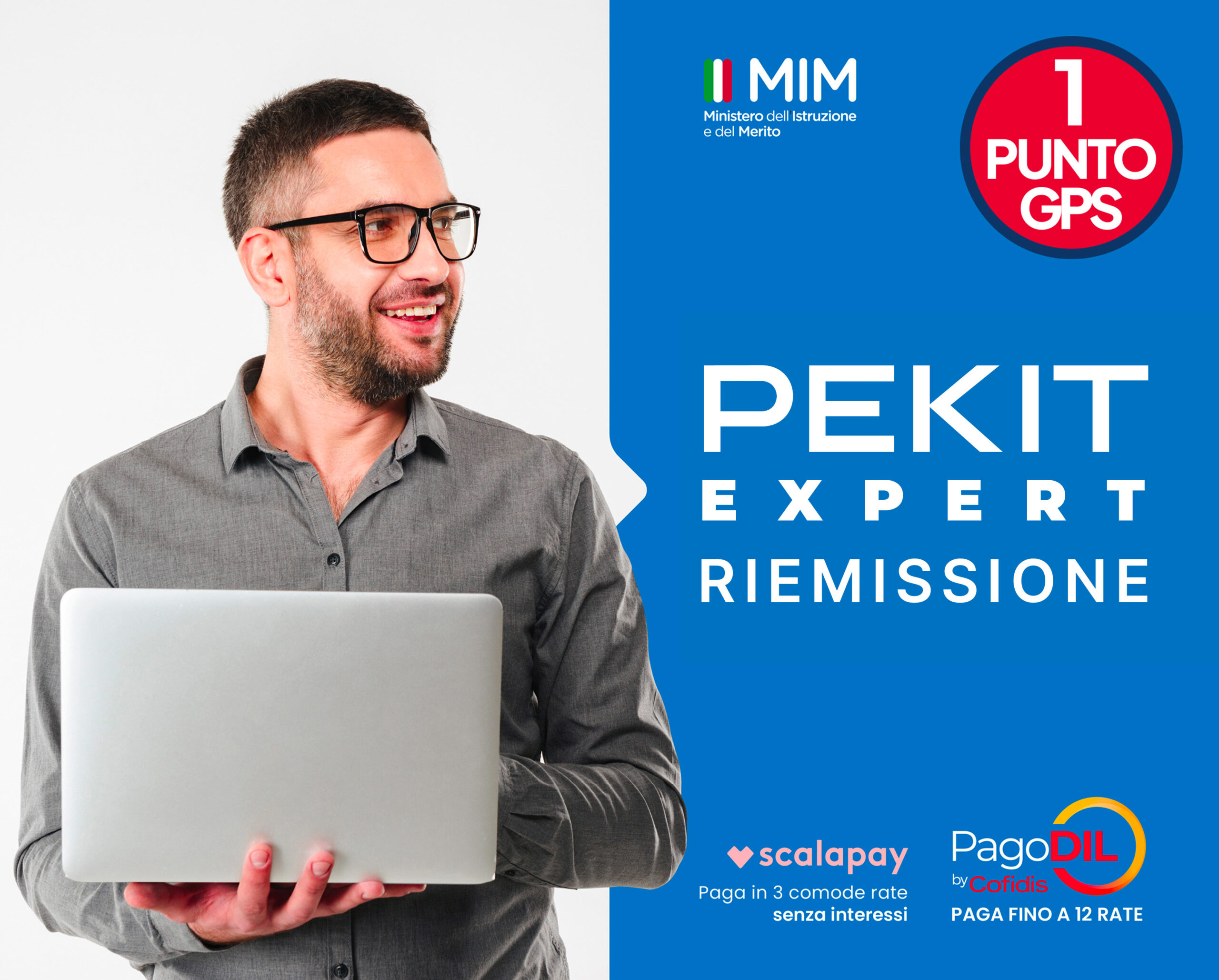 PEKIT Expert – Riemissione Upgrade Certificazione Pekit Expert: aggiorna le tue competenze e aumenta il tuo punteggio per i concorsi Oggi con Bollino ACCREDIA – 1 Punti GPS
