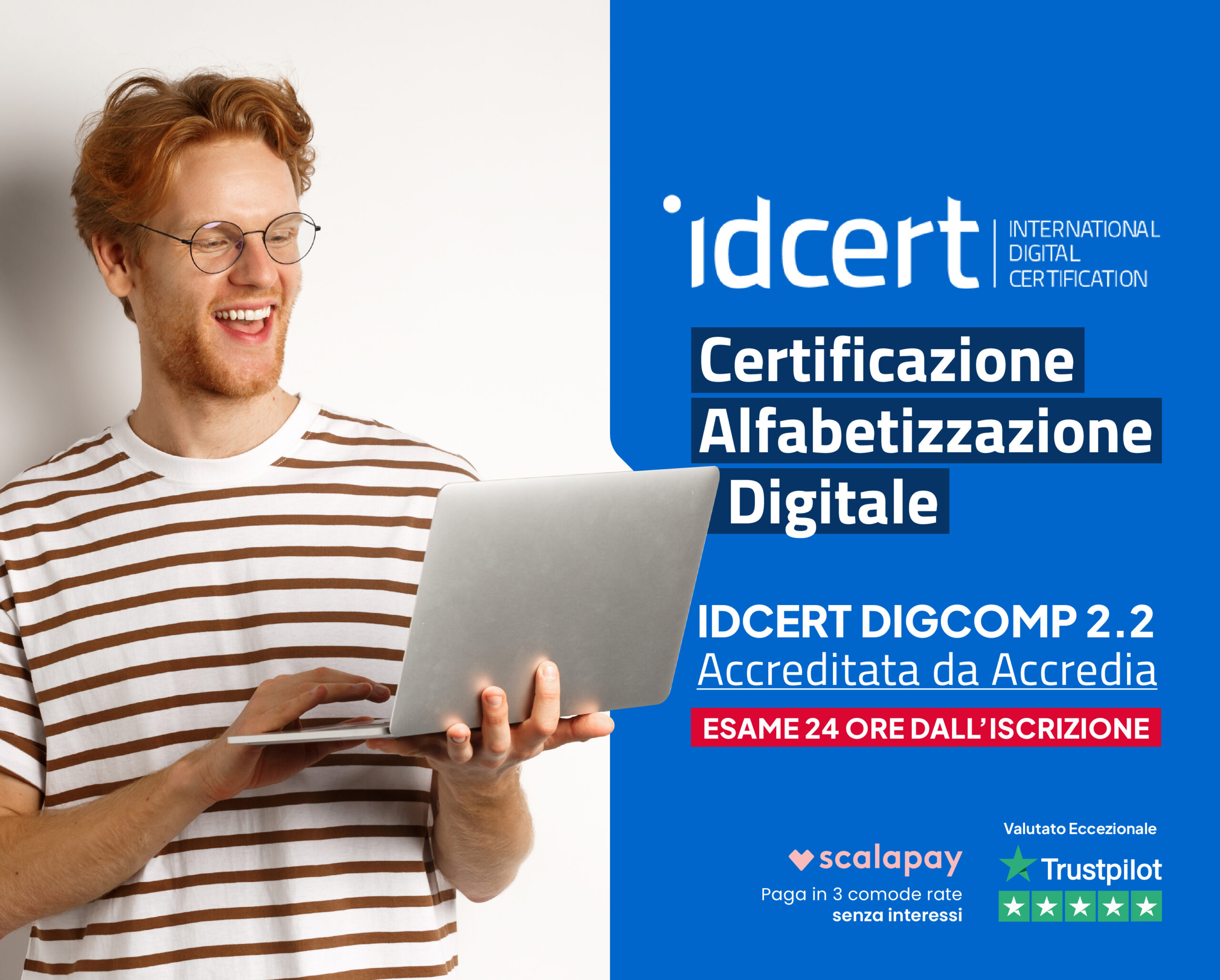 IDCERT DigComp 2.2 – Certificazione Internazionale di Alfabetizzazione Digitale